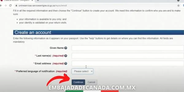 05. Datos personales de la cuenta visa canadienes
